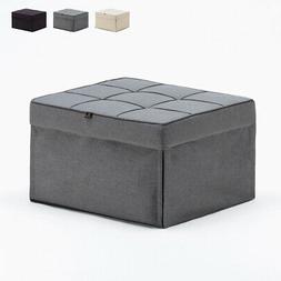 Pouf poltrona letto pieghevole in tessuto Sweet Relax