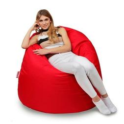 POUF SACCO GIGANTE XXL MORBIDO MICROFIBRA ANTIALLERGICO  PIE