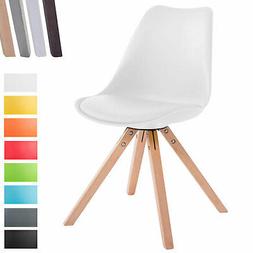 Sedia Design Tulip Toulouse Imbottita Similpelle Legno Scand