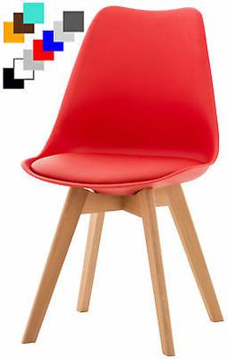 Sedia Pranzo design Imbottita Linares polipropilene similpel