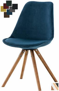 Sedia Pranzo Pegleg In Velluto Tulip Scandinavo Imbottita Le