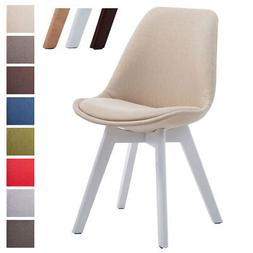 Sedia pranzo Tulip BORNEO V2 imbottita tessuto legno di fagg