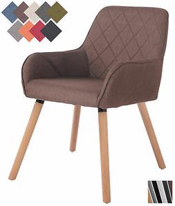 Sedia Pranzo Wellington stoffa e legno Poltroncina Design So