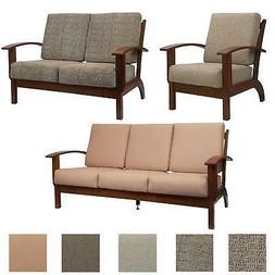 2 O 3 Posti, Poltrona Ponente In Legno Di Faggio Cuscini Imb