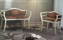 Due Posti Piu' Divano Un Posto Finitura Bianco Satinato