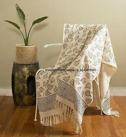 Copriletto Coperta Foglia Stampa Cover