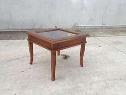 TAVOLINO BACHECA  BASSO  ARTE POVERA  IN LEGNO DA SALOTTO DI