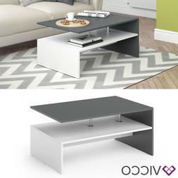 Amato Tavolino Da Salotto Antracite Bianco Tavolino