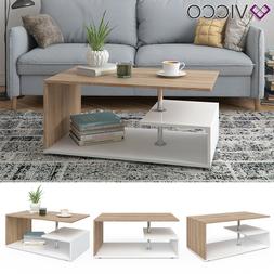 Guillermo Tavolino Da Salotto Bianco Sonoma 91x52