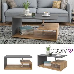 Guillermo Tavolino Da Salotto Antracite Rovere Sabbia 9