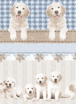Copriletto 100% Cotone Dogs Cani 6 Mis At