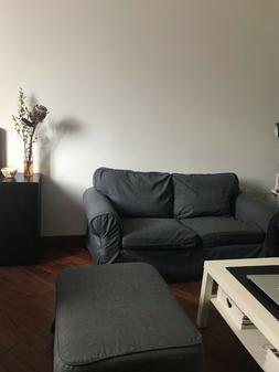 Ektrop Ikea + Poggiapiedi +4 Fodere Divano